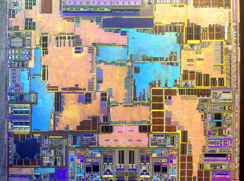 Die photograph of a system-on-chip
